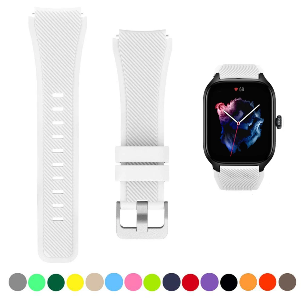 Versatile Silicone Smartwatch Band - Available in 20mm/22mm