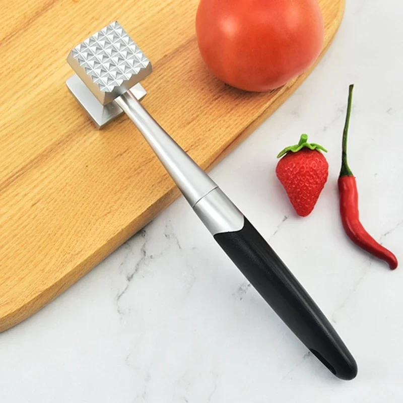 Meat Tenderizer Hammers Meat Gadgets Meat Pounder Mallets Double-sided Hammers for Pounding Beef Steak Chicken Pork