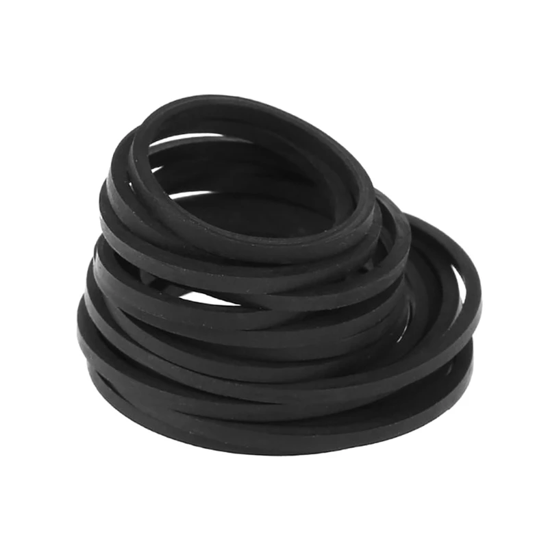 50pcs Heavy Duty 30-135mm Rubber Belt for Tape Decks and DVD Players