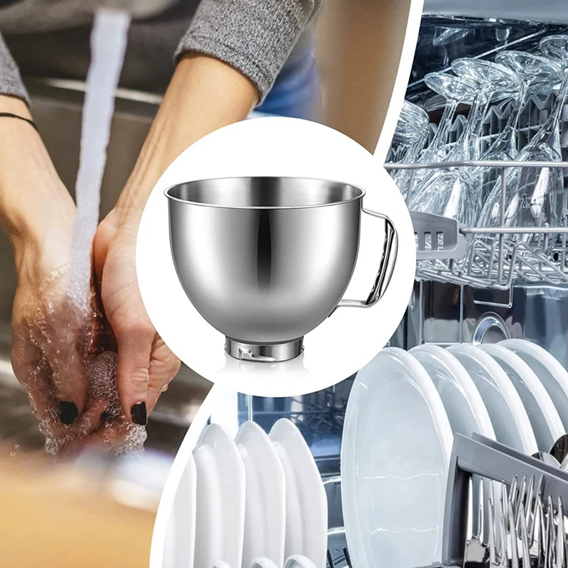 Kitchenaid Artisan 4,8l Bol Mélangeur En Acier Inoxydable Compatible 5 QT Tunisia Kitchenaid Bol