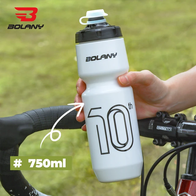 BOLANY 750ML Sports Bottle Ultralight Transparent Plastic Kettle with lid Portable Bottle Squeeze Drinking Cycling Supplie 1