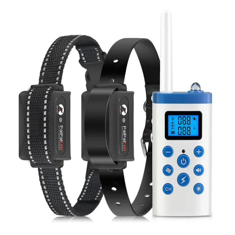 

Pet Dog Anti Barking Device1500m Telecontrol Devices dog trainer Effective Bark Stopper Collar For Dog