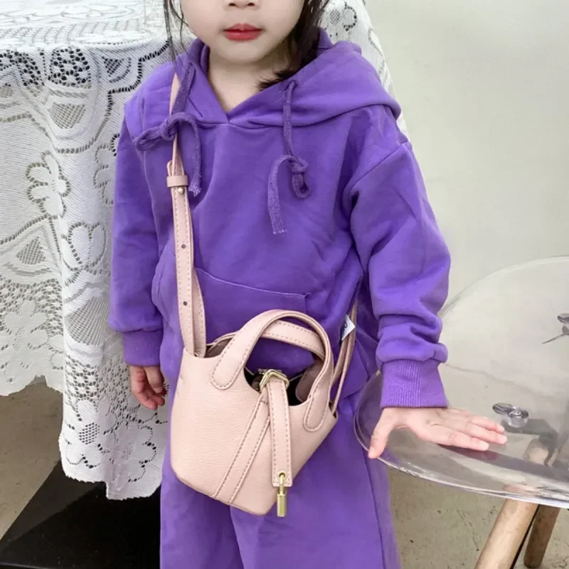 2024 Fashion Mini Children Crossbody Bag Bucket Newest Handbag Girls Cheap High Quality Outing Messenger Bags - 5