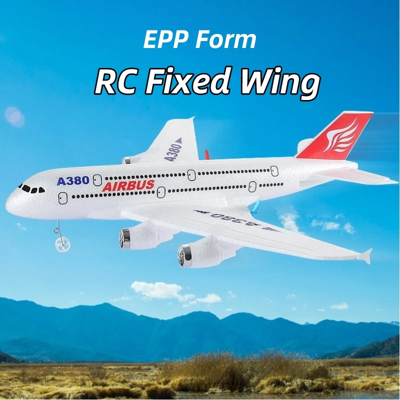 Avión RC A380 De 3 Canales, EPP Ligero Con Giroscopio De Seis Ejes, Alcance De 200 M, Vuelo Estable Para Principiantes