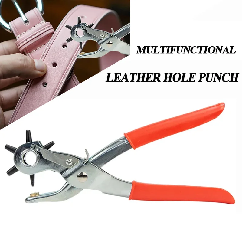 Carbon Steel Leather Hole Puncher Tool for Crafting and DIY