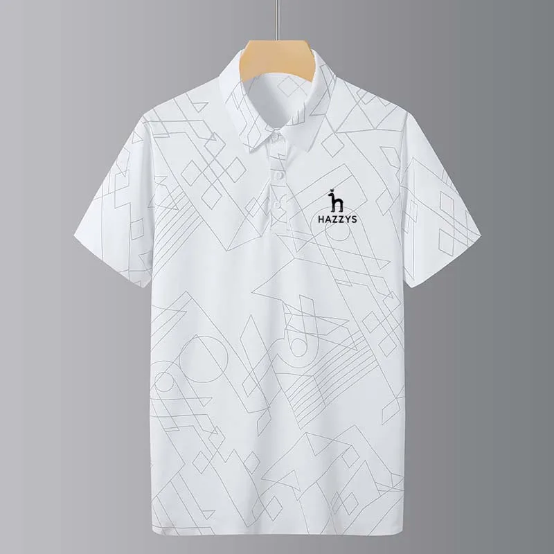Embroidery Men Polo Shirts HAZZYS Luxury Brand Cotton Short Sleeve T-Shirt  Summer Fashion Casual Business POLO Shirt Tops Tees - AliExpress