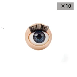 Chilling Blue Eyeball Doll Accessories for DIY Crafts and Jewelry (No hole blue eyes)