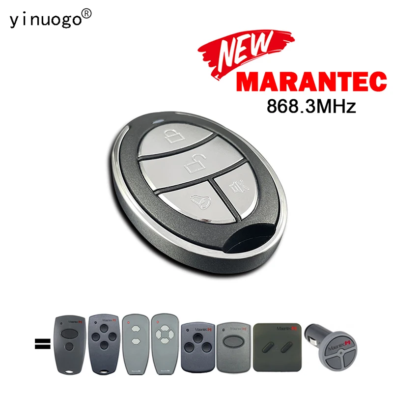 MARANTEC 868MHz 원격 제어 MARANTEC 디지털 302 304 313 321 323 382 384 차고 게이트 원격 제어 핸드 송신기 키 체인