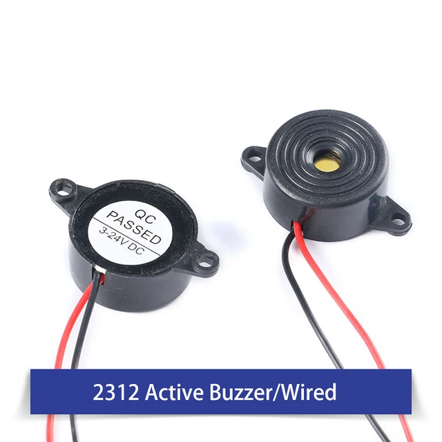3V5V12V24V Active And Passive Buzzer Alarm Electromagnetic universal Sounder Speaker Anti-theft Device 2312 5pcs