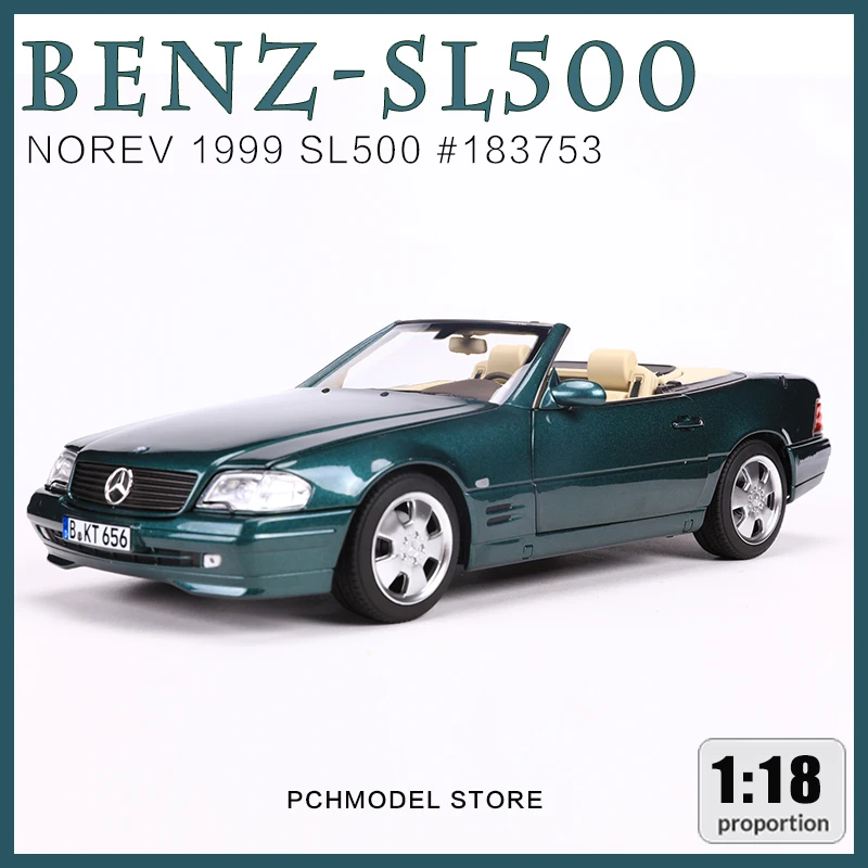 新品 送料無料 43 NOREV Mercedes-Benz メルセデスベンツ 500 SL 2001 1of 1000pcs 美品 