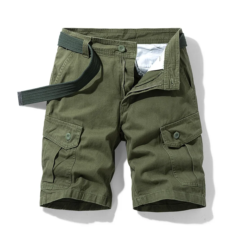 2024 Summer New American Fashion Brand Workwear Shorts Men's Trendy Middle Pants Loose Straight Casual All-Match Outdoor Shorts