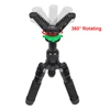 Professional Hunting Shooting Tripod Adjustable V Yoke Head Mini Aluminum Camera Portable Tripod Stand For Shooting Outdoors 3