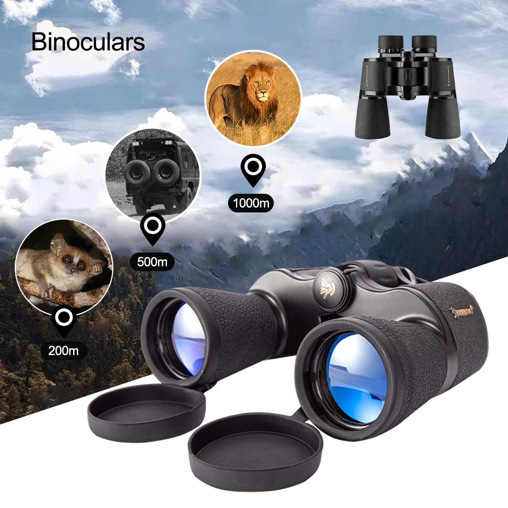 10x5 0 lornetka HD profesjonalny przenośny teleskop słabe oświetlenie noktowizor do wędrówek na kemping zewnętrzny ptak oglądania podróży 4 10x5 0 lornetka HD profesjonalny przenośny teleskop słabe oświetlenie noktowizor do wędrówek na kemping zewnętrzny ptak oglądania podróży - Image 4