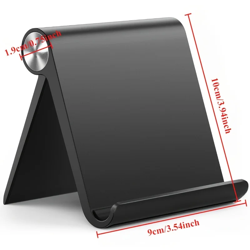 Tablet Holder Adjustable Portable Foldable Desktop Base Stable Clamp Durable PP Material