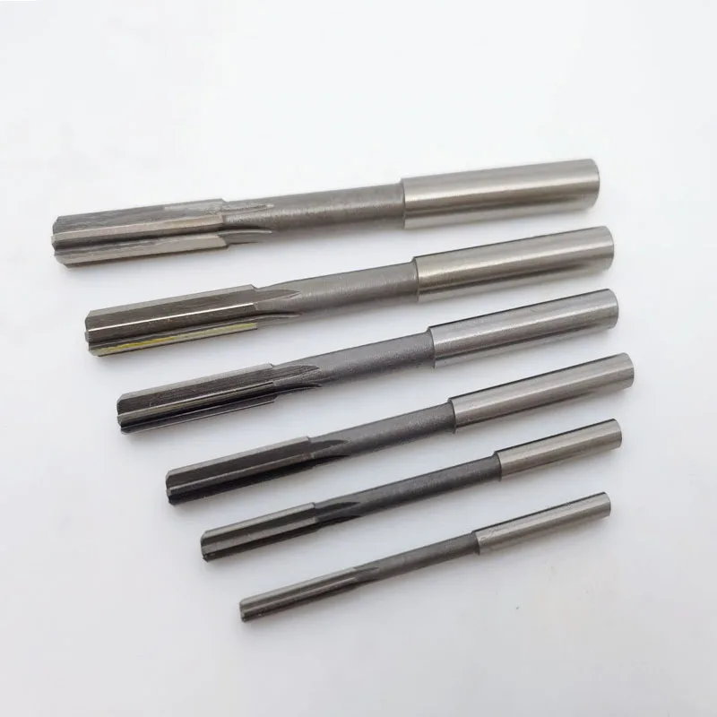 U.S. American HSS Machine Reamer 1/8 3/16 1/4 5/16 3/8 1/2 5/8 3/4 Inch H7 Straight Shank Chucking Milling Reamer 4