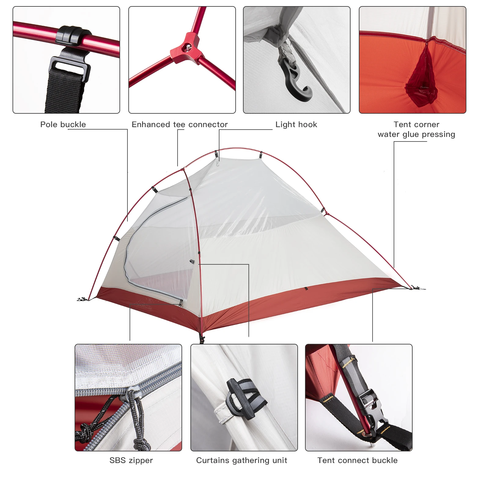 Lightweight 2-Person Tent 2