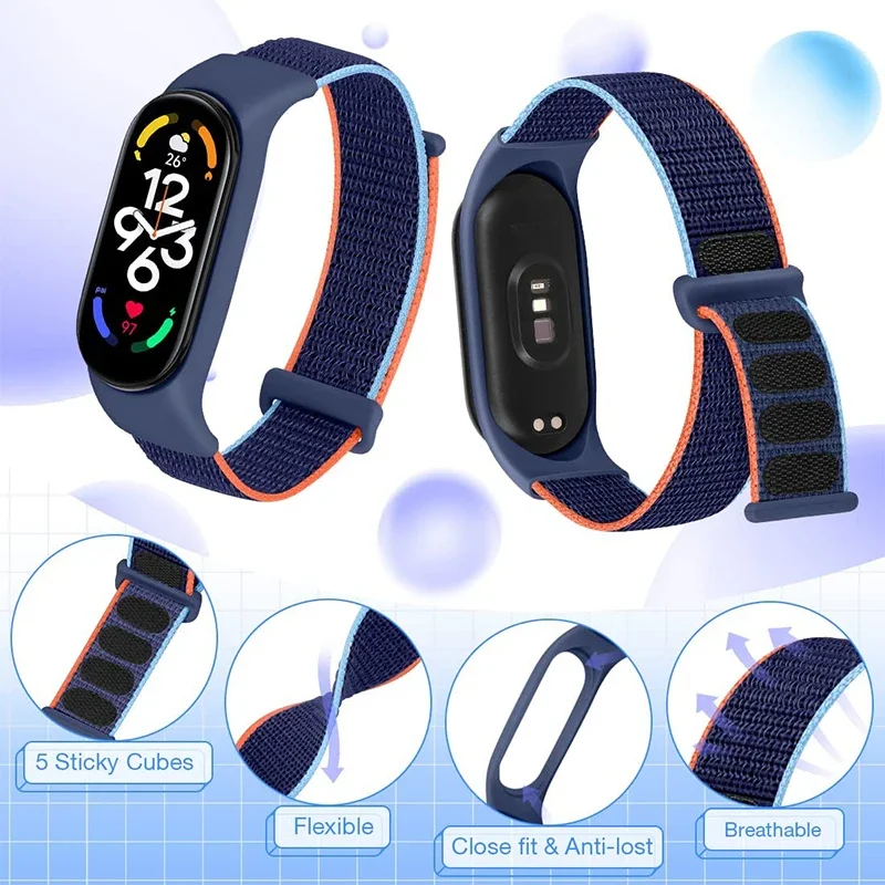 Nylon Loop Strap - Sporty and Comfortable Watchband Bracelet