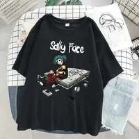Women's T-shirt Sally Face Graphic T Shirt Women Funny Short Sleeve T-shirt Summer Fashion Casual Short-sleeve women tops 1