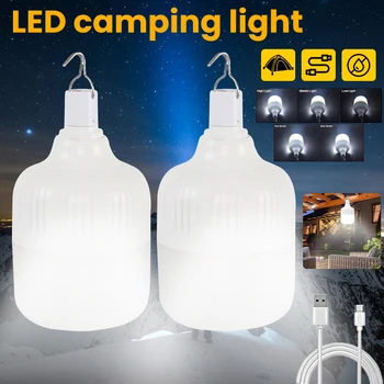 Outdoors Camping Light Rechargeable Led Light Lantern Portable Lanterns Emergency Lamp High Power Tents Lamp Bulb Camping Light 1