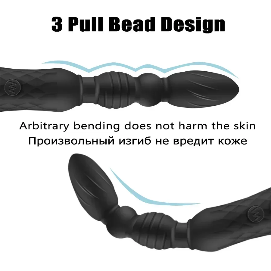 Dildo Sex Toys Double-ended Wand G-Spot Massager Stimulator Anal Plug For Couple Clitoris Stimulator Adult