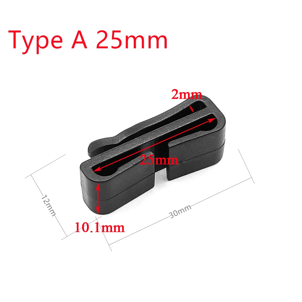 5pcs Belt Loop Slip Keeper Clip Slider Buckle Plastic Black Adjustable For  Outdoor Backpack Strap 20/25/32/38/50mm Webbing - Buckles & Hooks -  AliExpress