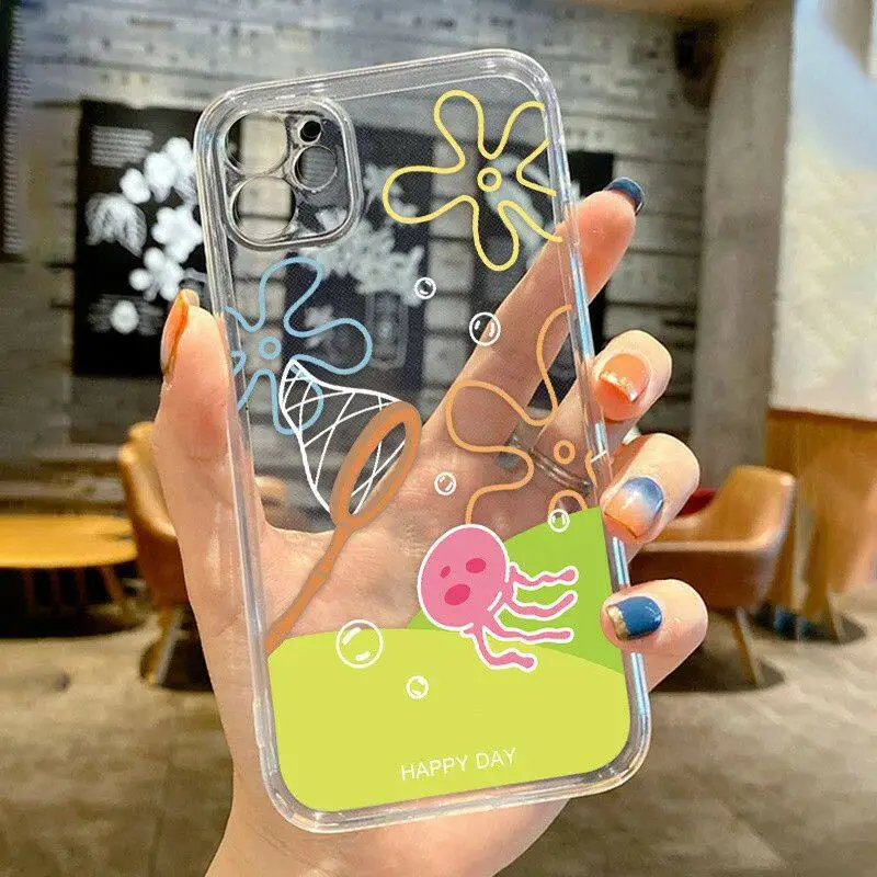 Cute Dinosaur & Jellyfish Phone Case - Protective Design for Huawei Honor and Nova Series