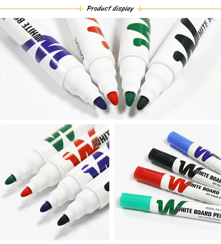 Erasable Whiteboard Marker Pen Dry Erase Blackboard Marker Black/Blue/Green/Red Chalk Glass Office School Art