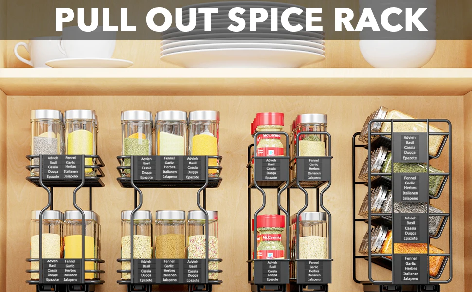 spice rack pull out