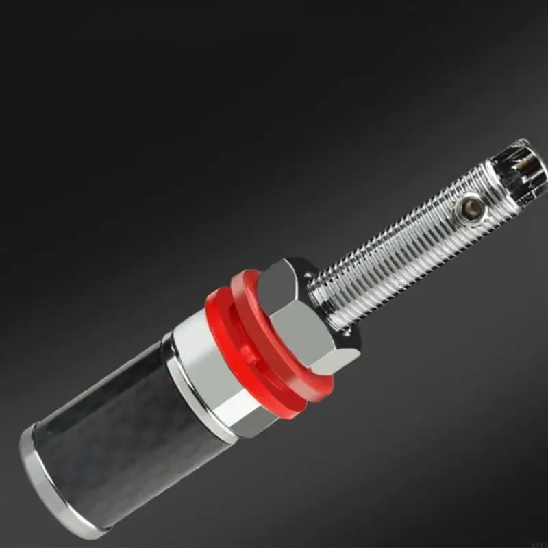 H8WA 1 Pair HIFI Speaker Terminal Rhodium Plated Terminal Blocks Long Screw Power Amplifier Banana Socket Connectors
