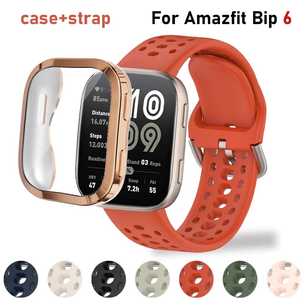 TPU Protective Case with Strap and Full-Coverage Screen Protector