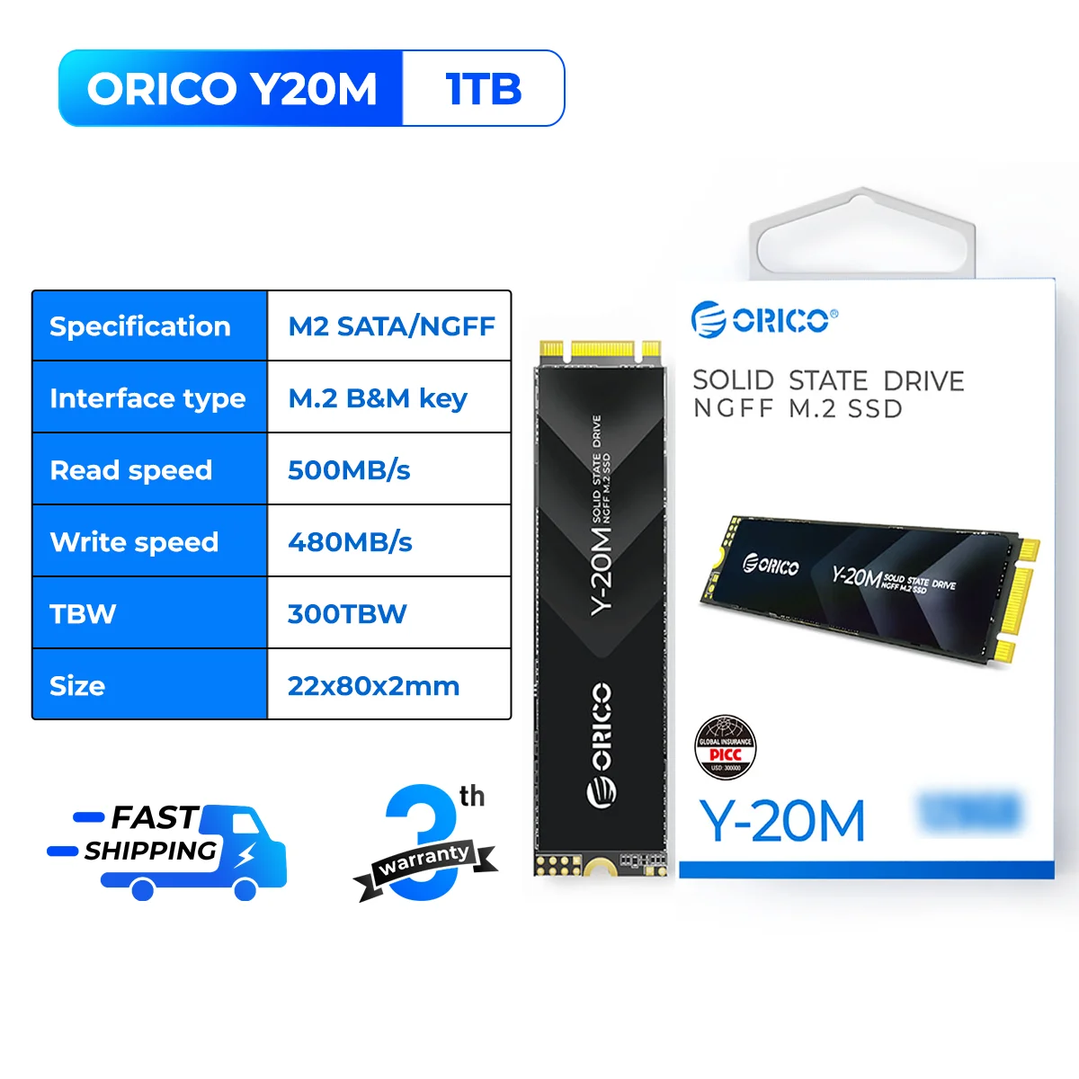 ORICO Y20M M.2 SATA SSD、2TB内蔵 SATA M.2 Amazon | ORICO Y20M M.2 SATA SSD、512GB内蔵 M.2 NGFF 2280 SSD SATA