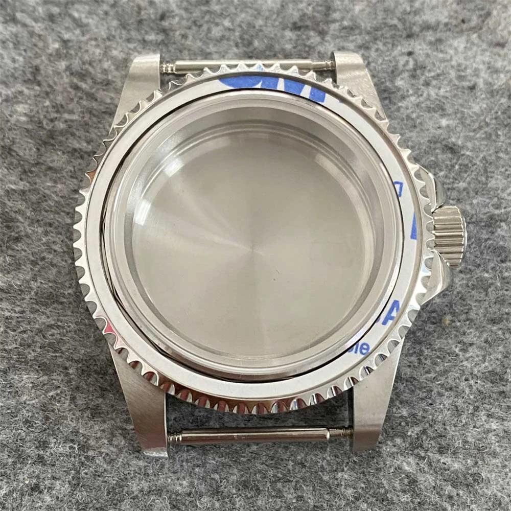 120 Clicks Retro Watch Case 100 Meters Super Waterproof 39.5mm Stainless Steel Sapphire Mirror Case For NH34 NH35 NH36 Movement