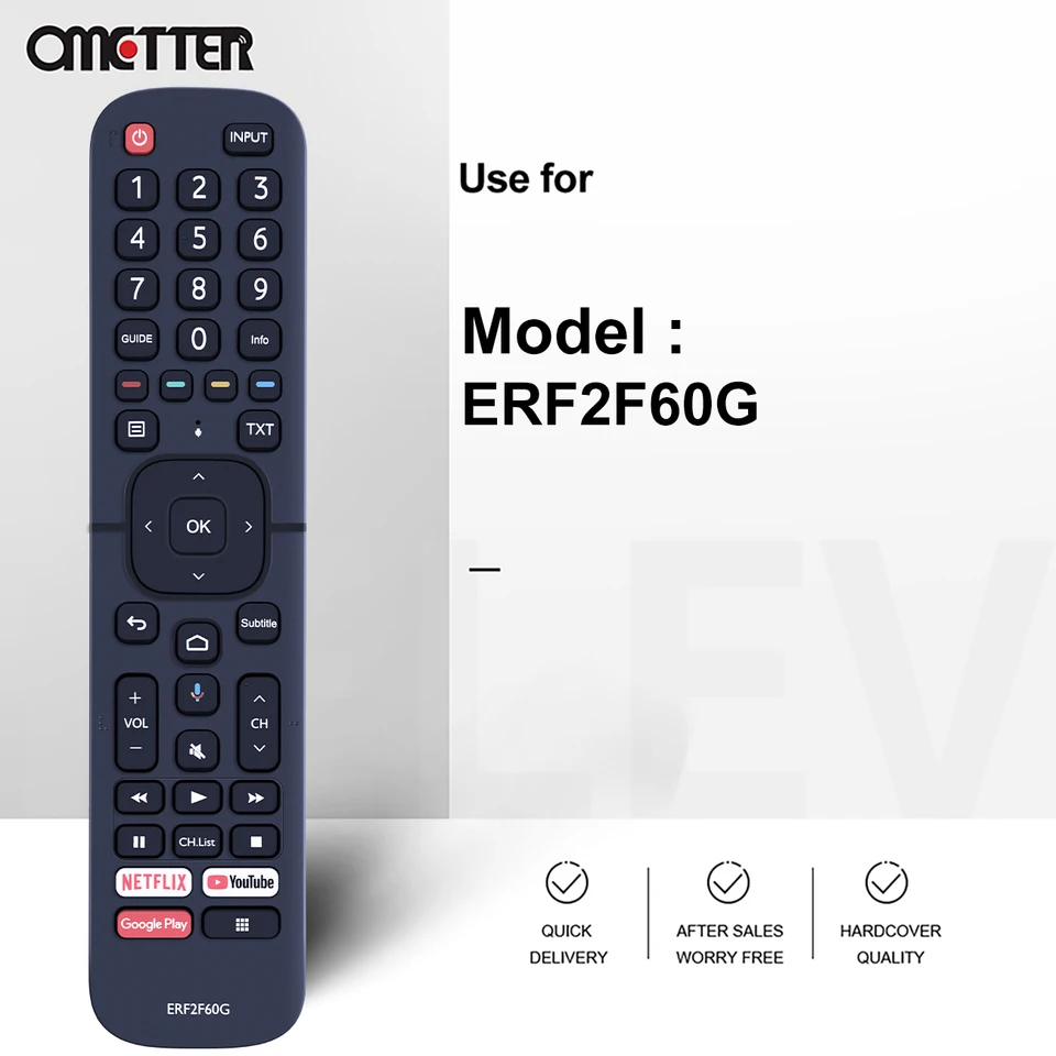 Telecomando Vocale Sostitutivo Per TV Hisense FHD Smart - ERF2F60G Con Funzione Vocale