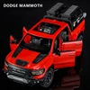 1:32 Dodge RAM 1000 TRX Mammoth Picku Alloy Car Model Sound and Light Pull Back Children's Toy Collectibles Birthday gift 4