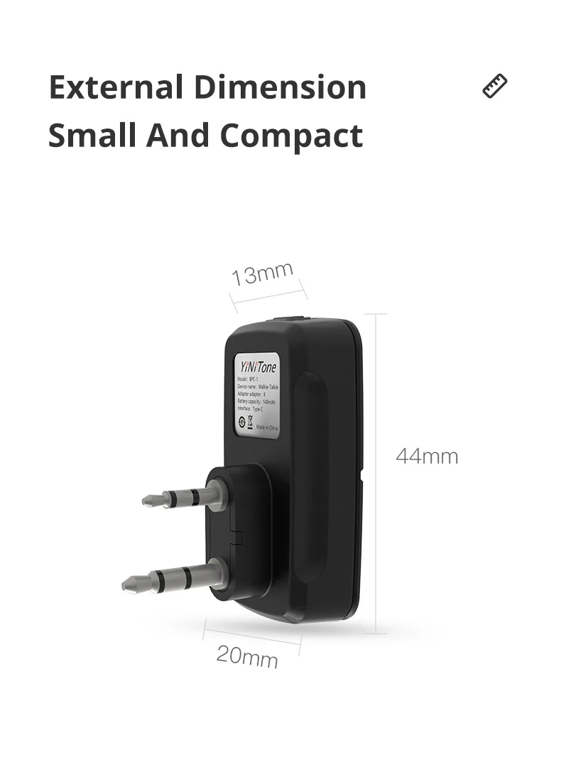 YiNiTone BPC-1 K Port Walkie Talkie Wireless Programmer Tool Frequency Writer For Baofeng