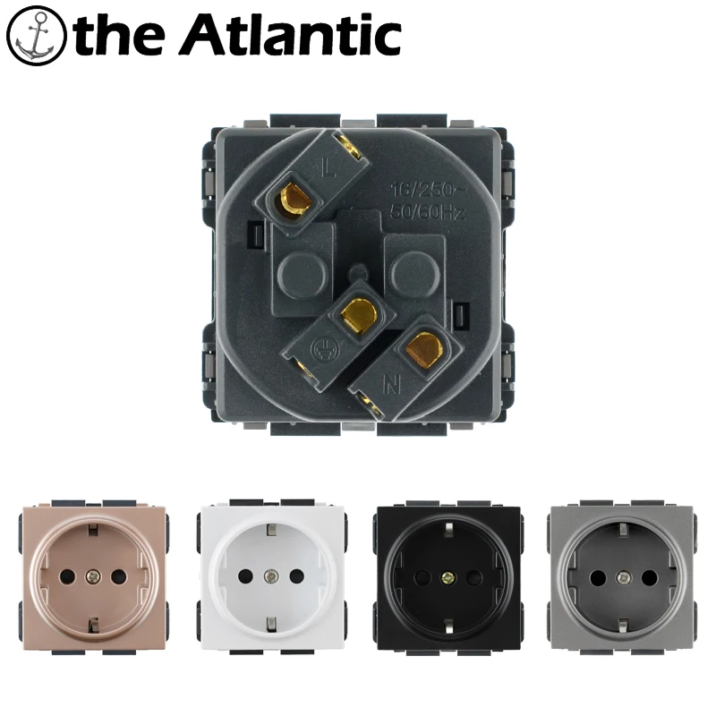 S Series DE EU Power Socket Function Module DIY Socket Accessories S series de eu power socket function module diy socket accessories