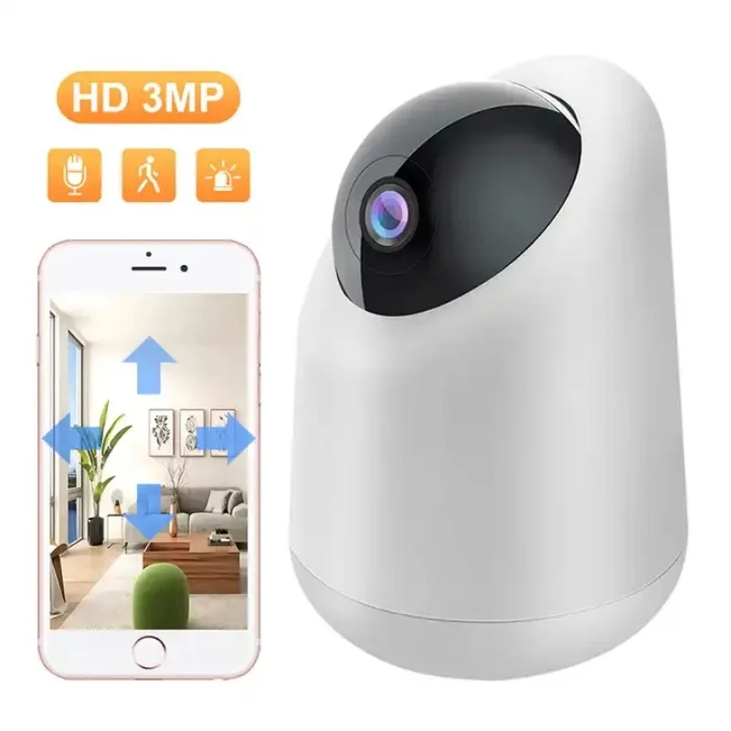 

1080P HD WIFI 360 ° Home Panoramic Intelligent Night Vision Indoor Bidirectional Voice Intercom Camera APP Remote View Monitor