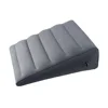 Wedge Pillow Knee Cushion Foot Pillow Elevation Leg Pillows Inflatable Back Pillow Portable For Travel Camping Sleeping PVC 3