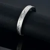 Golden Bracelets Round Frosted Metal Bangles Womens Hand Bracelets Geometric Gold Silver Plated Opening Bracelets Jewelry Gifts 6