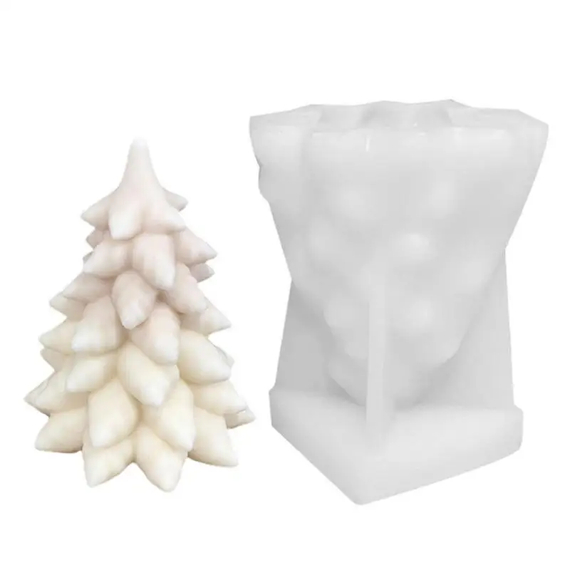 

Рождественские искусственные формы, 3D силиконовые Рождественские формы для мыла и гипса для рукоделия, для любителей дома, формы для изготовления восковых свечей, подарок для