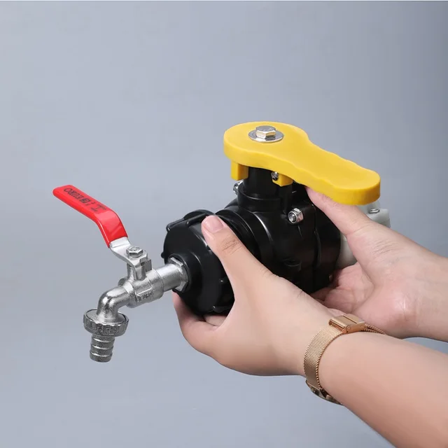 Ibc Tank Csap Adapter S60X6 Durva Szálú Kert Gyors Csatlakozó Csaptelep Ötvözet -Tartály Tap 1000 Liter Tartály -Tartozék Felszerelés - Image 4