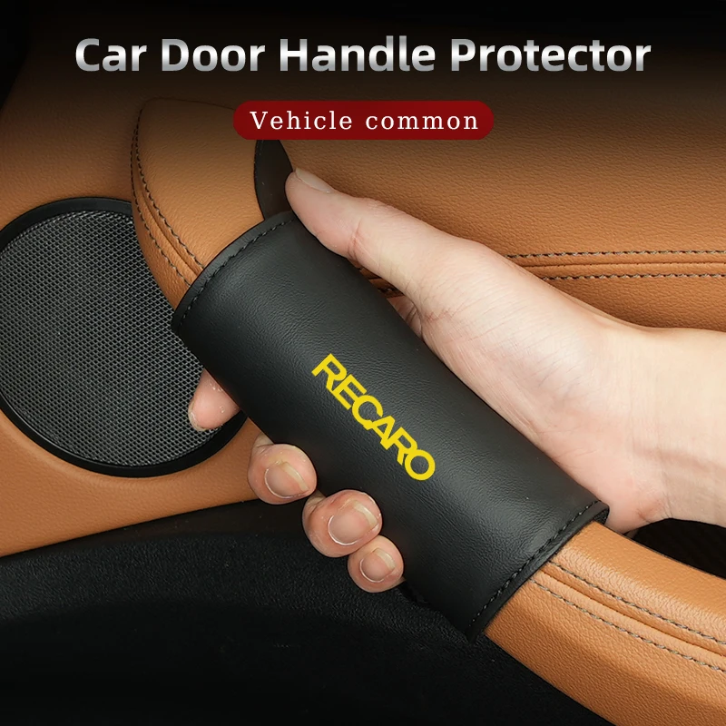 2/4Pcs Decorazione Della Protezione Della Copertura Della Maniglia Della Porta Interna Dell'Auto Per Recaro Racing
