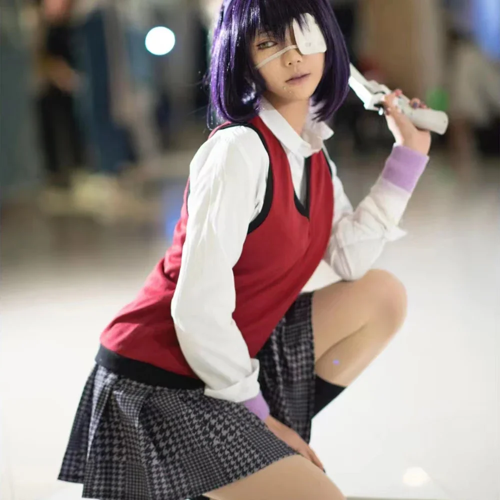 

Аниме Ikishima Midari Косплей Костюм Kakegurui компульсивный игровой аксессуар школьная форма JK школьница Хэллоуин подарки для девочек