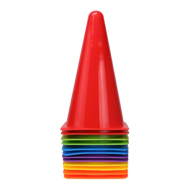 12PCS Durable Sports Football Accessories Soccer Training Marker Equipment Agility Cones 2