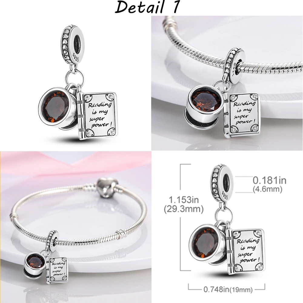 925 Sterling Silver Family Tree Dangle Charm Beads Fit Pandora Original Women Bracelet Necklace Jewelry
