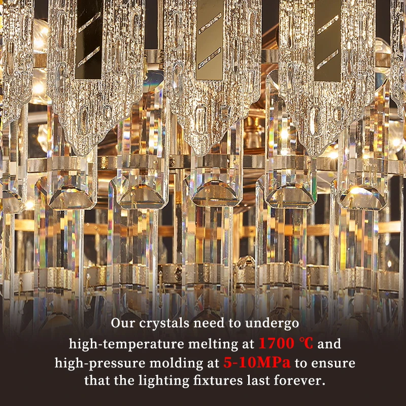 Crystal Hanging Lamps for Living Room Chandelier for Dining Room French Large Nordic Bedroom HQ Ceilling Light Pendant Lamp 4