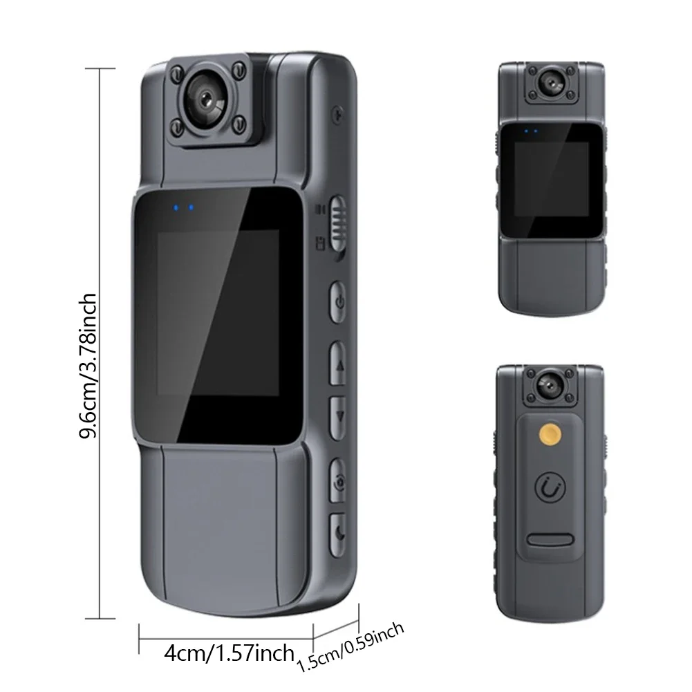 Caméra Action 360° 1080P WiFi - Mini Caméra Corporelle Sport