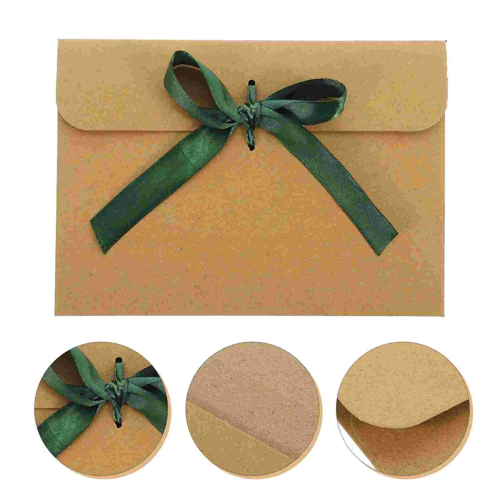 

50 Pcs European Envelope Cards Invitation Envelopes Multifunction Wedding Small Kraft Paper Simple Packing Party Supplies