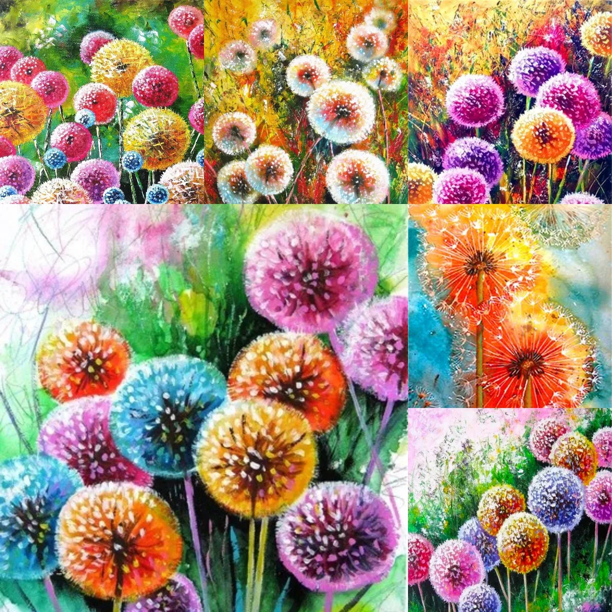 

Dandelion Diamond Painting Set, 5D Gem Art Painting Set, Beginner
