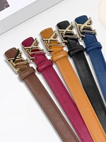 Women's Korean Minimalist Ins-Inspired Belt, Casual Fashion, New Style, Denim Pants